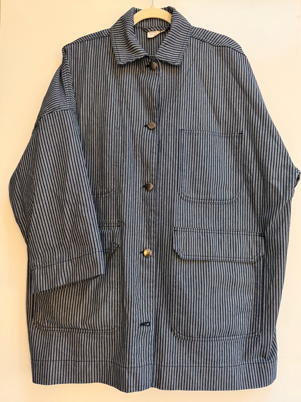 Beyond Nine Bea Hickory Stripe Jacket - Like New - Picture 2 of 4
